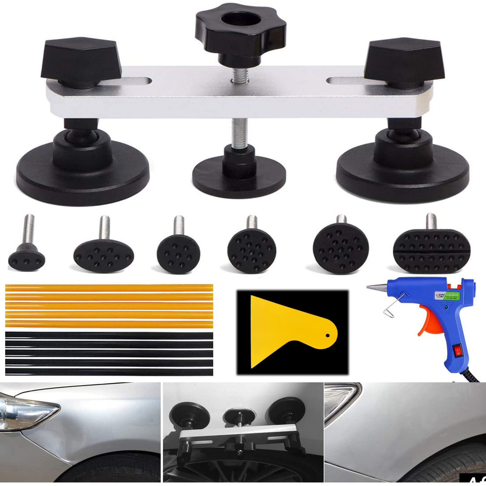 

RITYHOFT Dent Repair Tool, Car Dent Repair, Car Dent Repair, T-Bar, Slide Hammer, Pulling серебряный