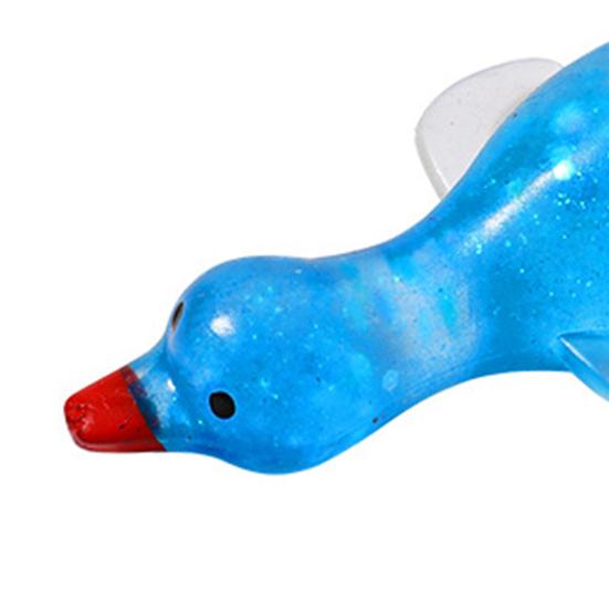 Duck Squeeze Toy Stretchy Slow Rebound Glitter Maltose Soft TPR Pinch Toy Cute Cartoon Animal Squishes Stress Relief Fidget Toy Party Favor