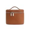 Large Capacity Cosmetic Box Internal Storage Box PU Leather Makeup Bag Waterproof Zipper Closure Travel Organizer Bag Daily Use