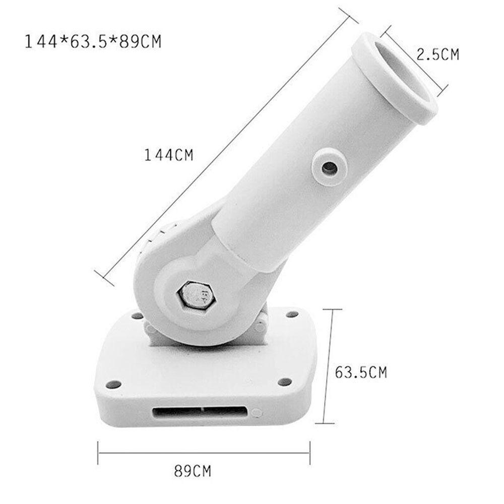 Angle Flagpole Base Cast Iron Wall Mounting Windsock Pole Bracket Aluminum Bracket Flag Pole Holder