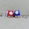 8cm Cute Mario Mushroom & Poison Mushroom Plush Keychain Charm