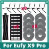 Compatible For Eufy X9 Pro Vacuum Cleaner Side Brush Hepa Filter Mop Cloth Rag Accessories Replacement Spare Parts