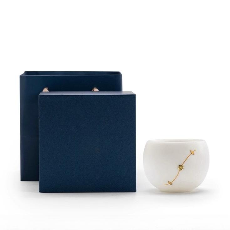 

jade porcelain master cup teacup household ceramic single cup special tea tasting cup for personal tea drinking high-end tea set 200ml