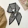 Fashion Headbands Hair Ribbons Scarf For Women Skinny Hairband Neck Scarves Black CLE