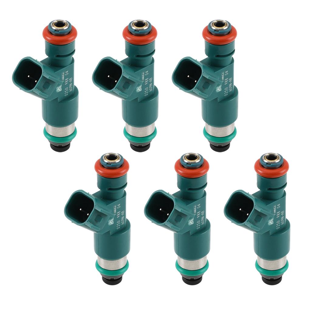 6PCS Fuel Injectors 30777501 Fit for Volvo S80 2007-2014 6G9N-AB