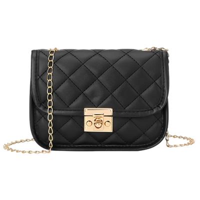 Mini Bolsa de Ombro Acolchoada Feminina APOSITV (Preto)