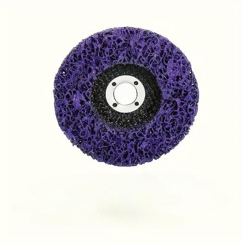 

1/2 шт. крупноабразивных полировальных дисков - сверхпрочные 4-дюймовые круги для удаления ржавчины и краски для легкой шлифовки и полировки - прочный ПВХ/алмаз 1pc