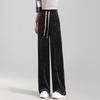 Demana Women's Retro Drawstring Wide-Leg Casual Pants