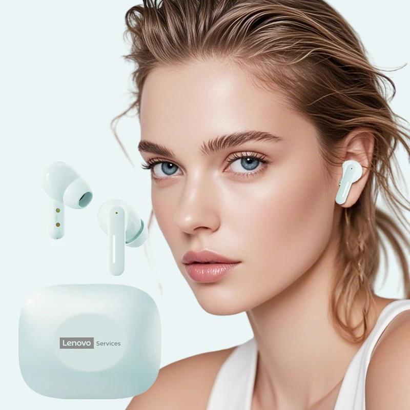 Original Lenovo LE209 Wireless Upgrade Bluetooth 6.0 Earphone Noise Canceling Sport Headphones 30H Long Battery Life Headset With Mic NEW