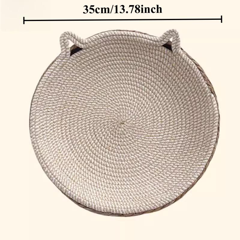 

30cm Scratching Post, Dog/Cat Bed, Household Pet Supplies, Plant Cotton Rope Splicing, Home Pet Accessories, Small Pet Nest