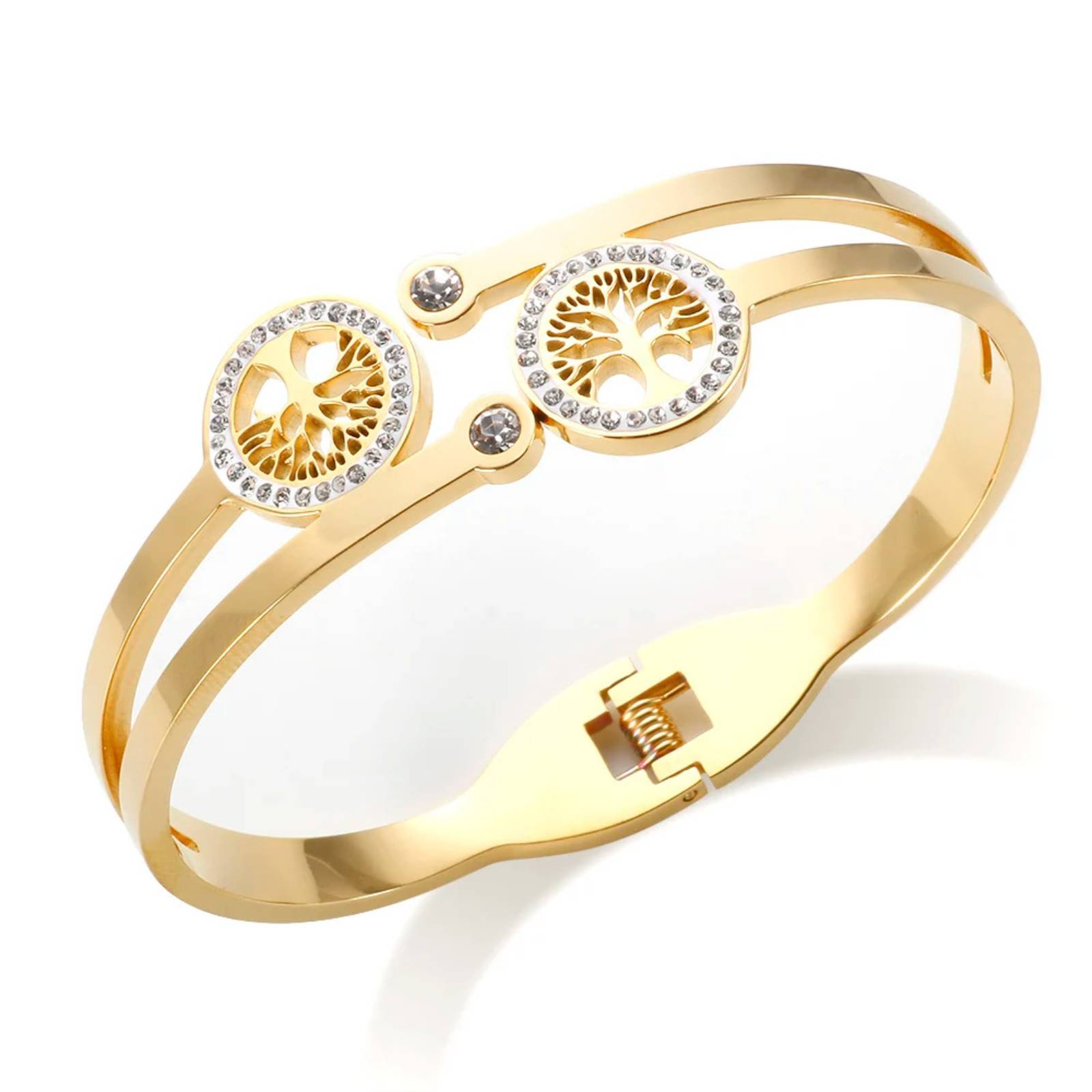 Браслет-шарм «Древо Жизни» для женщин и мужчин, манжета, браслет-манжета, ювелирные изделия из нержавеющей стали, подарок на день рождения