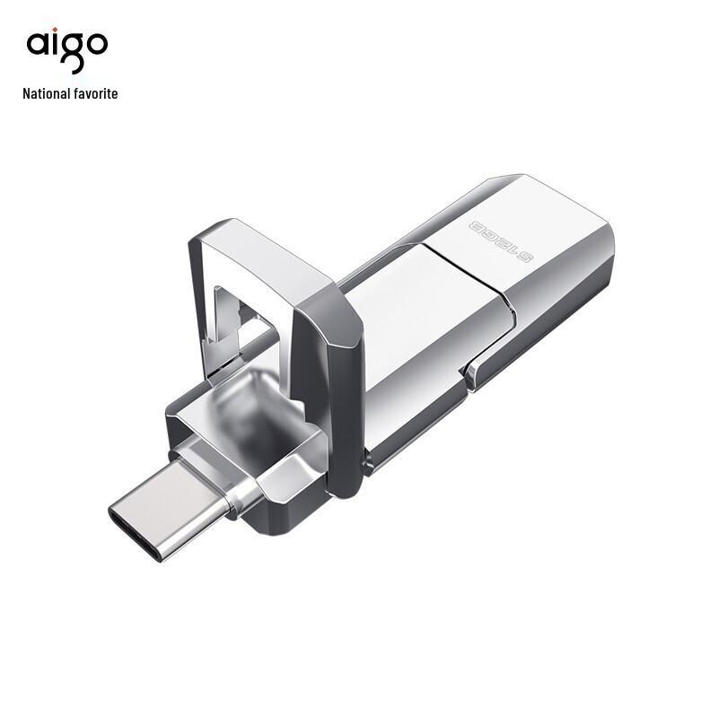 

aigo U393 USB3.1 Type-C Dual-Port High-Speed SSD U-Disk