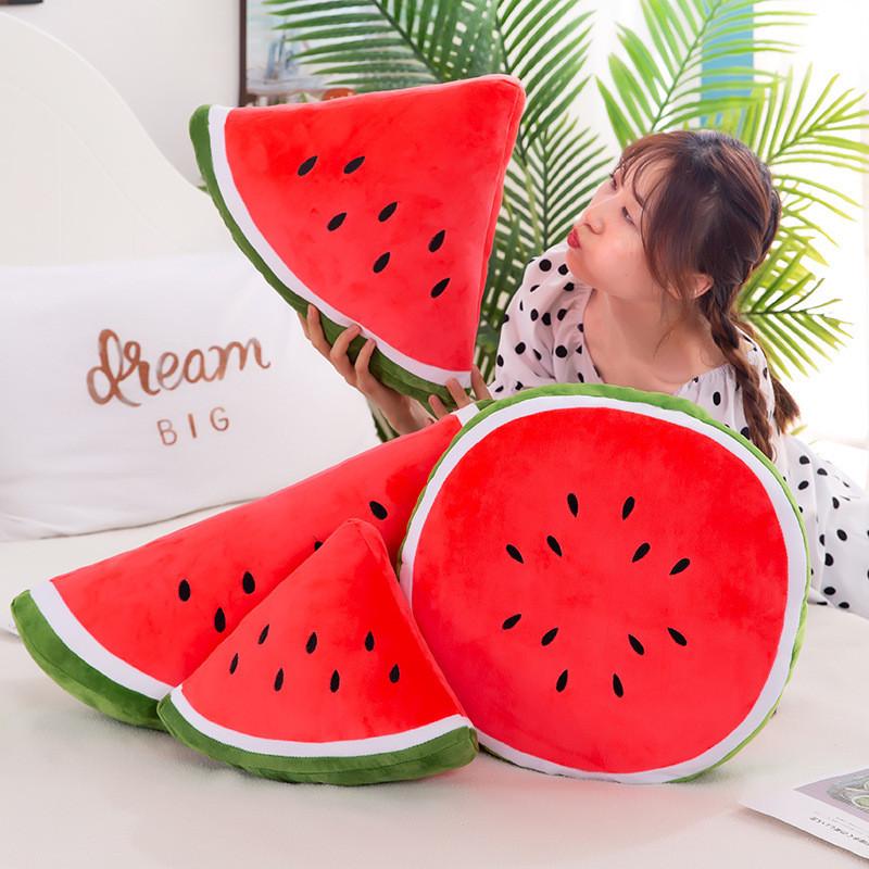 Plushie Watermelon Adorable Toy Cute Cartoon Doll Girls Sleep Present Birthday