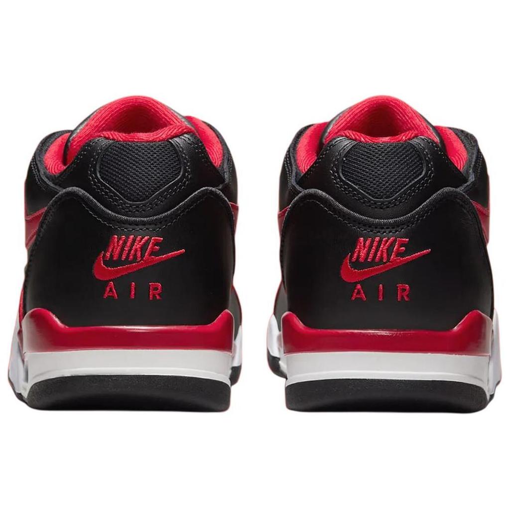 Nike Air Flight 89 Low Bred Unisex Sneakers Black Gym-Red White FZ3045-001