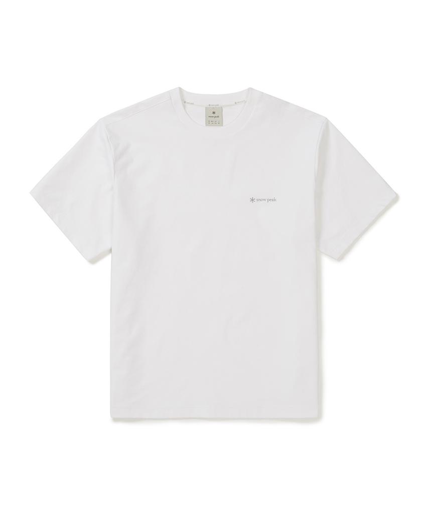 SNOWPEAK APPAREL Classic Woven Short Sleeve T-Shirt (S25Mutts16) White