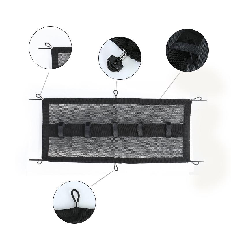 Under Desk Storage Mesh Pocket Cable Organizer