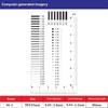 Plastic Crack Width Gauge Transparent Spot Inspection Ruler  Manufacturing