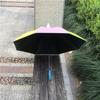 Children's Waterproof Rainbow Umbrella: Solid Color, Fresh Style, Sunscreen, Automatic, Long Handle