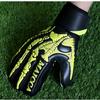 Adult Child Soccer Professional Goalkeeper Gloves Thicken Latex Soft Football Goalie Goal Keeper Glove 5 Finger Save Protection