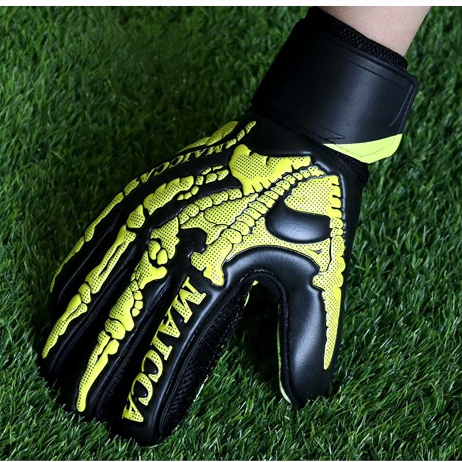 Adult Child Soccer Professional Goalkeeper Gloves Thicken Latex Soft Football Goalie Goal Keeper Glove 5 Finger Save Protection