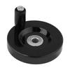 1 Pcs Black Lathe Milling Machine Rear   Hand Wheel With Revolving Handle(8 X 63mm)