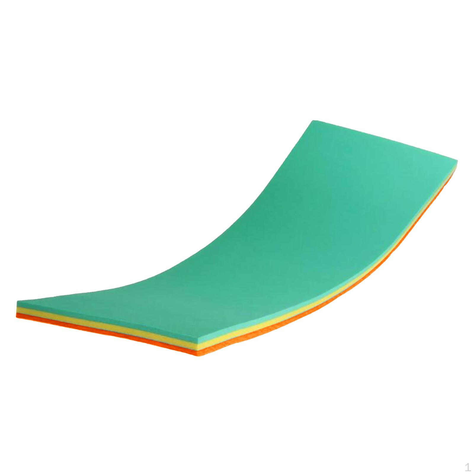 

Water Floating Mat Recreation Pad for Summer Outdoor Kids green yellow orange