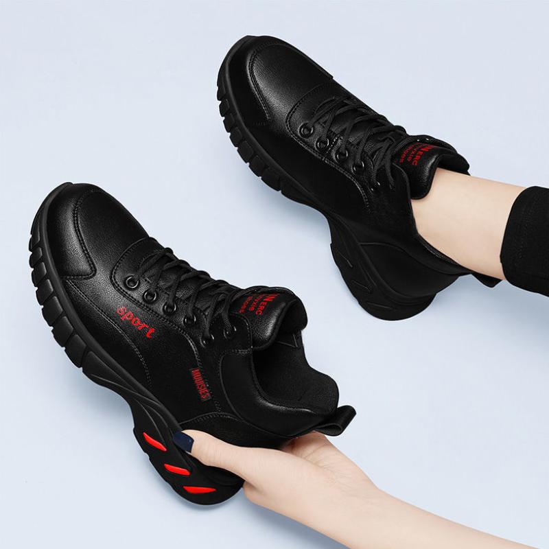 Trendy Casual Shoes 2024 Autumn and Winter Soft Sole Sports Shoes Comfortable Flat Sole Vulcanized Running Shoes Zapatos Mujer