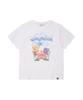 WACKY WILLY Women'S Graphic Semi-Oversized Short Sleeve T-Shirt White
