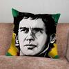 Federa Cuscino Ayrton S-Senna Pilota di Corse Per Casa Camera da Letto Auto Ufficio Decorazione Soggiorno Cuscino Divano Adatto