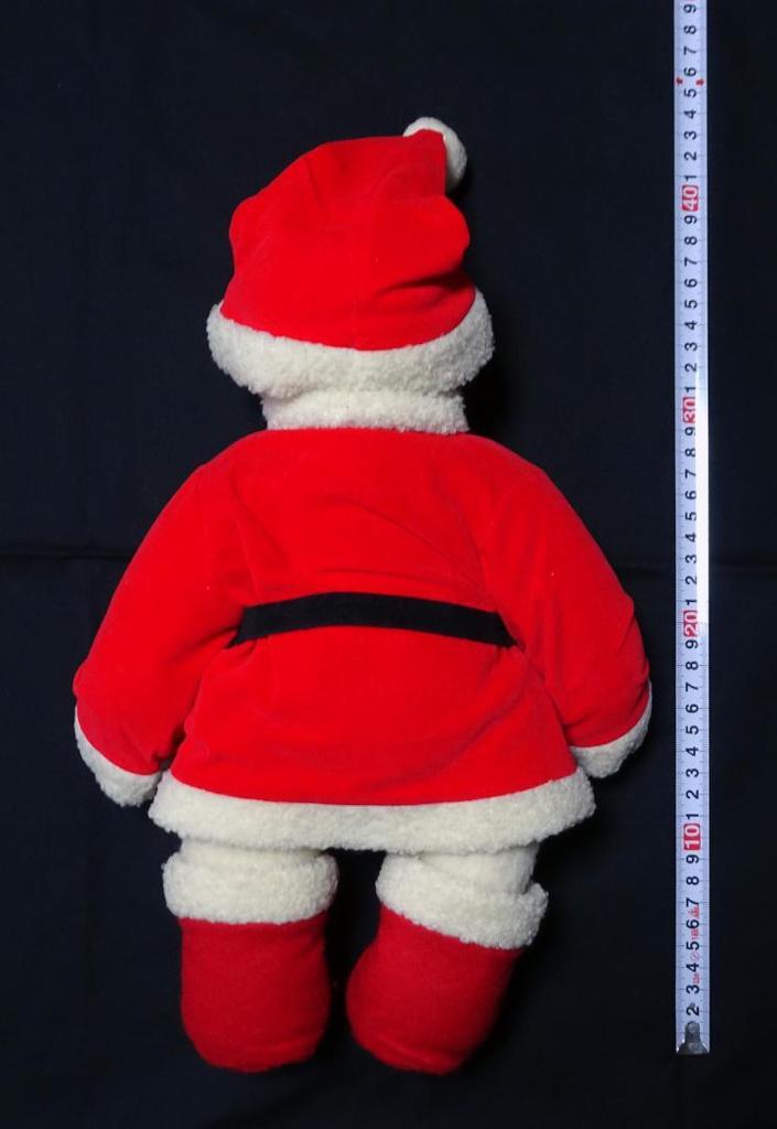 [USED] Teddy Bear Santa Claus Handmade