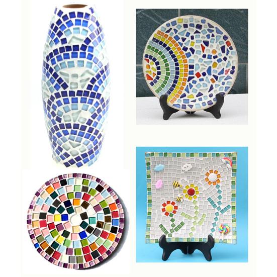 Mosaico de colores surtidos, 100 g/bolsa, 1 x 1 cm, transparente, cuadrado, pequeño, para niños y adultos, manualidades hechas a mano, proyecto de decoración, pieza de vidrio