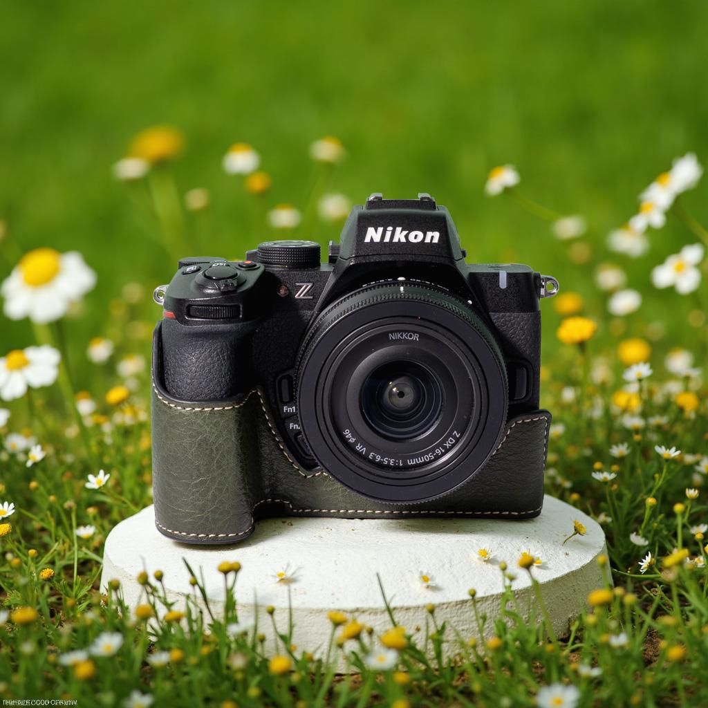 

Защитный чехол для камеры для Nikon Z50II Чехол-мешочек Основа из искусственной кожи С нижним отверстием Сумка для камеры ремешок аксессуары