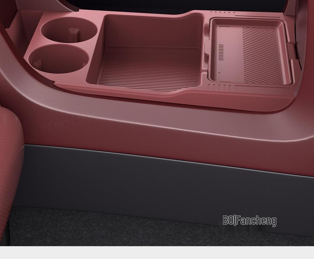 Compatible with 26 NIO ES8 Models: Center Console Cup Holder & Storage Box for Car Interior Modification