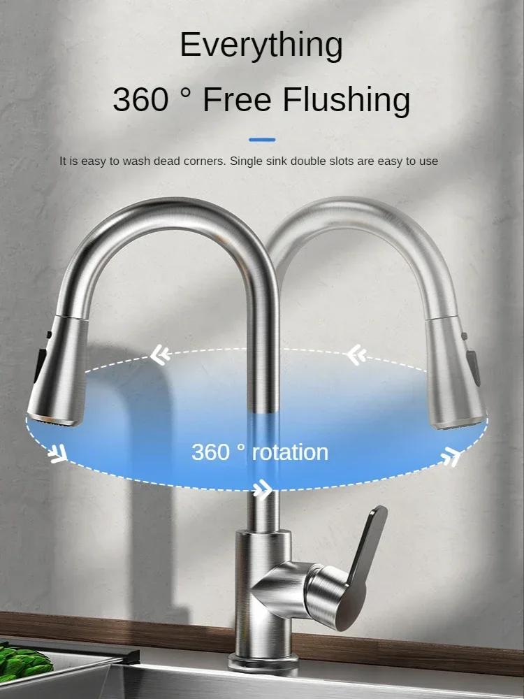 Ziehen Sie den Küchenhahn mit kaltem und heißem Wasser und verwenden Sie ihn mit spritzwassergeschütztem Wasserhahn, der schnell aufheizt, den Haushaltswaschbeckenhahn