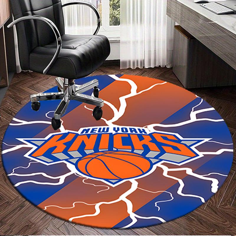 New York Football Round Mat, Anti-slip Circle Carpet Chair Rug For livingroom,Bedroom, Doormat Home Decor Gift Christmas Gifts