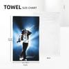 Michael Jackson Musicians Singers Dancers Soft Face Towel Quick Dry Pool Bath Cotton Towels Absorbent