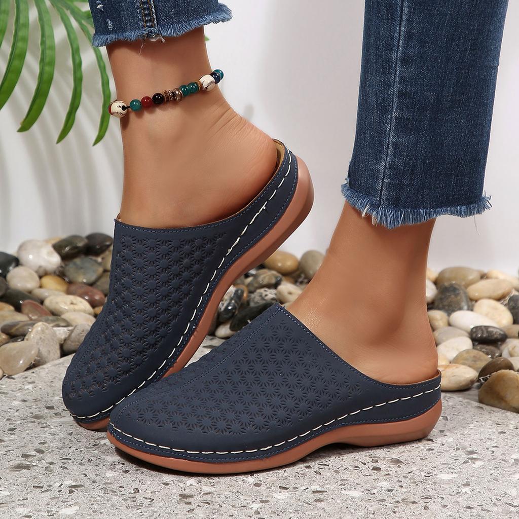 Platform Slip Closed Toe Slippers For Women Plus Size Sandals For Women Wedge Slippers Warming Slippers For Women Microwave