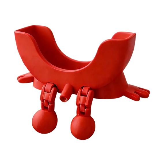 Suport simpatic suspendat pentru burete cu drenaj, suport pentru burete de curățat imprimat 3D cu picioare atârnate, suport amuzant pentru burete de blat pentru chiuveta de bucătărie