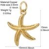 Cute Starfish Shells Charm Jewelry DIY Wearing Charming Necklaces Bracelets Earrings Accessories Summer Beach amuletsDijes
