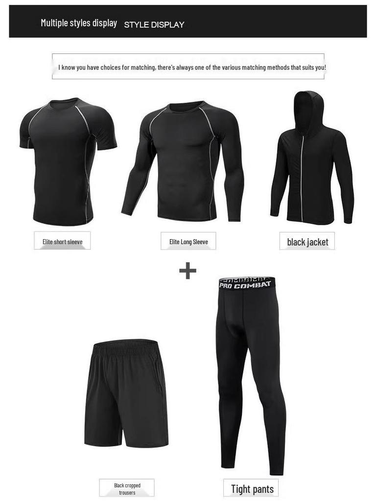 Autumn & Winter Quick-Dry Long-Sleeve Tights for Running & Fitness