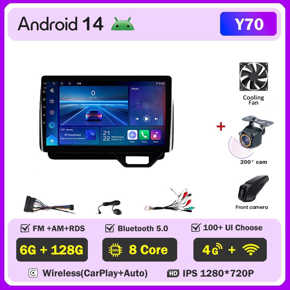 Android 14 For Honda N-BOX II 2 JF3 4 2017 - 2021 Stereo Head Unit Mirror Link GPS Navigation Autoradio Car Intelligent Systems