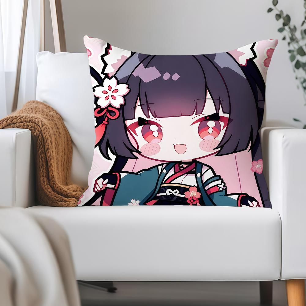 Game Z-zenless Z-zone Z-zero Hoshimi Miyabi Pillow Case Applicable Space For Guest Rooms Interiors Cars Office House Decoration