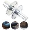 4 Pcs Bedpost Connector Screw Nut Professional Nuts for Use Cylinder Iron Silver Connecting