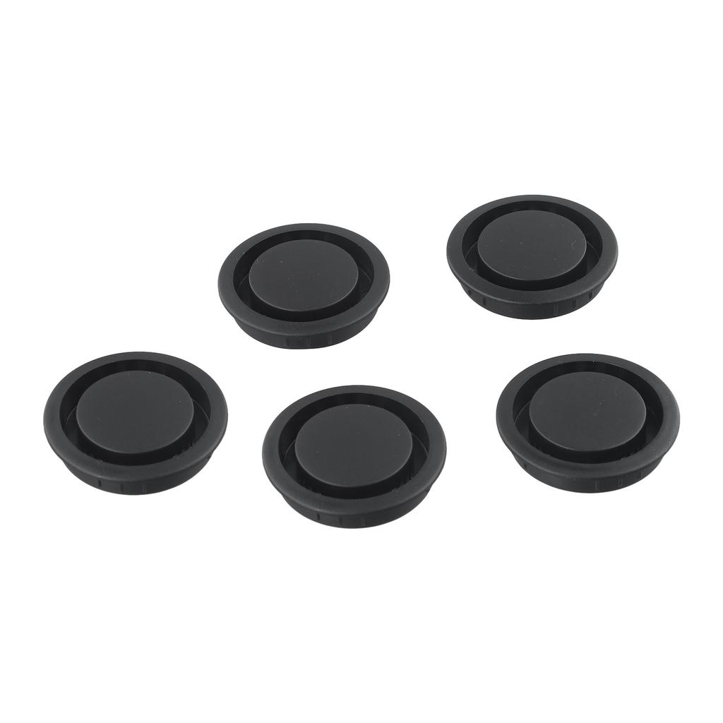 Cabinet Vents ABS Plastic Air Vent Decor Grey/Black/Brown/White
