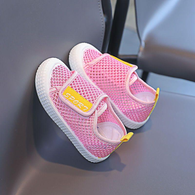Candy Farbe Sommer Atmungsaktive Air Mesh Kinder Einzelnen Net Tuch Kinder Sport Casual Jungen Mädchen Turnschuhe Schuhe