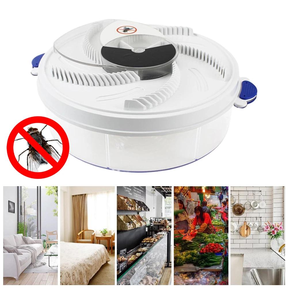 Indoor Outdoor Fly Trap Electric Pest Killer Automatic Flycatcher Insect Pest Catcher USB Pest Reject Control Repeller With Bait
