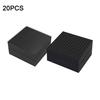 10/15/20/30/40/50Pcs Heavy Duty Fastener Tape Self Adhesive Interlocking Strip Damage-Free Multifunction Car Foot Mat Carpet Fixing Sticker