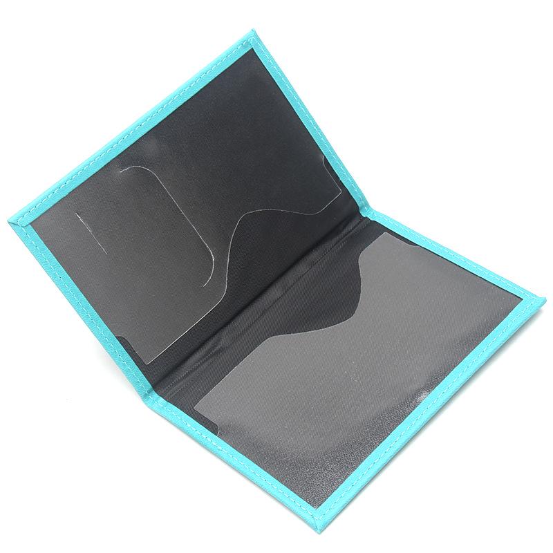 Double-Headed Eagle Leather Passport Holder - Russian National Emblem Protective Case