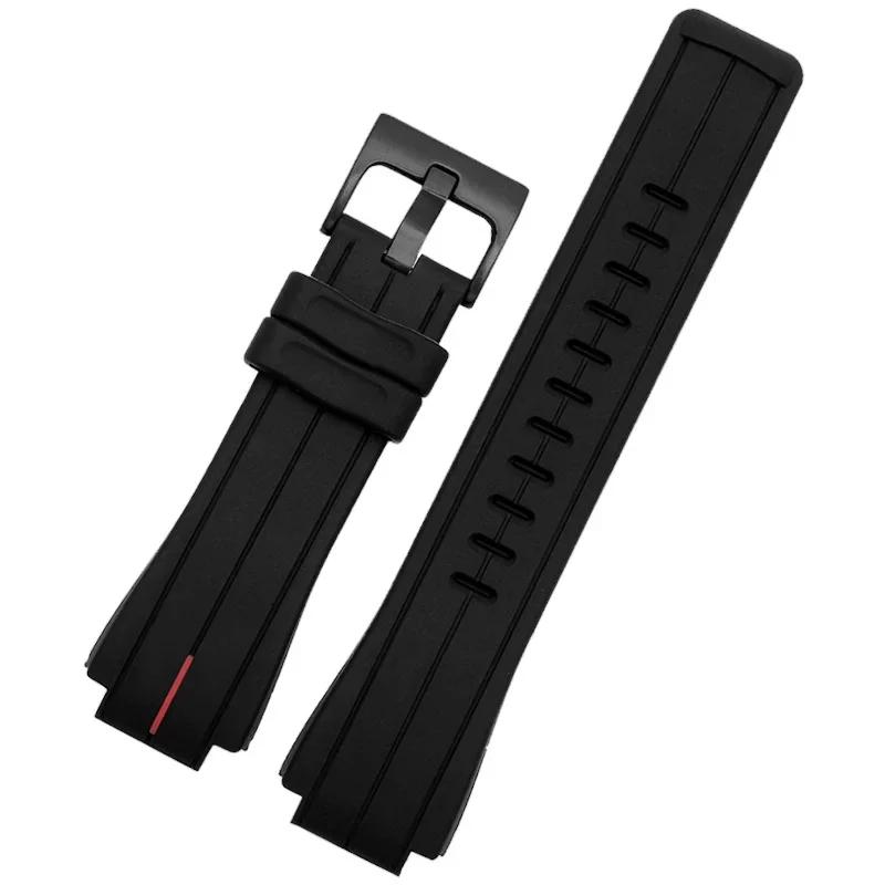 Silicone Rubber Bracelet 24*16mm Watchband for Timex Watches T2N738 T2N739 T2N720 T2N721 T49706 Watch Band Sports Silicone Strap