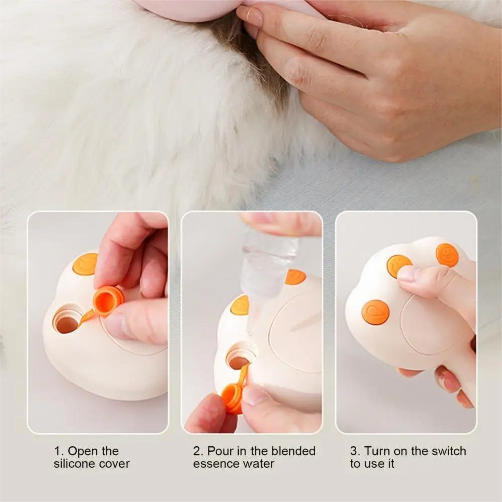 Gentle Steam Brush for Cats Professional Electric Cat Brush New Pet Grooming Comb Pet Grooming